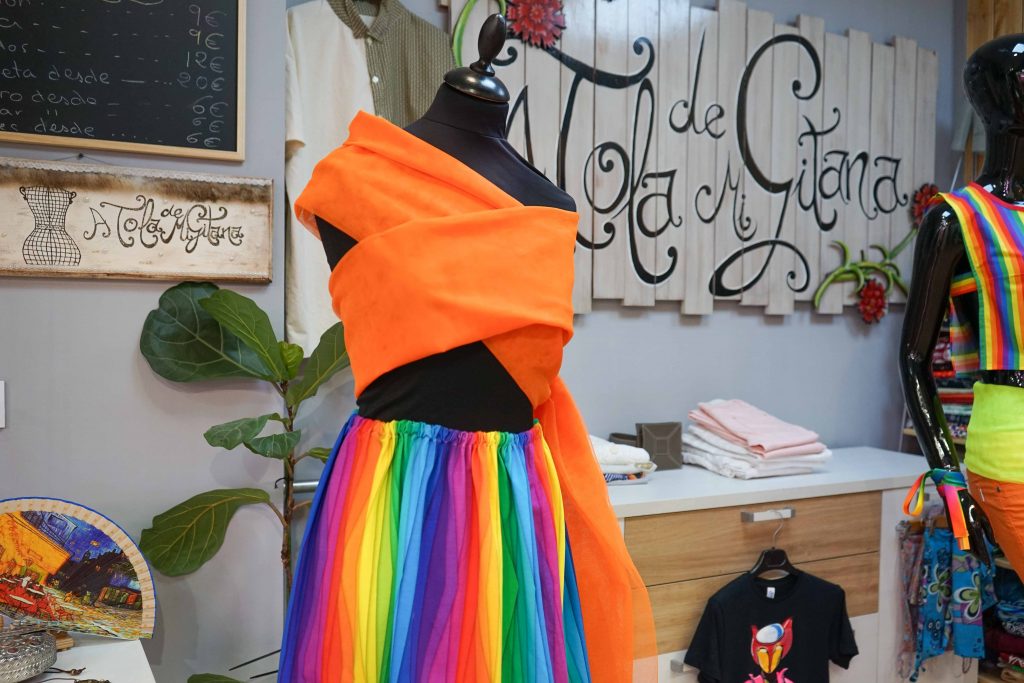 Vestido y fular en A Tola de mi Gitana