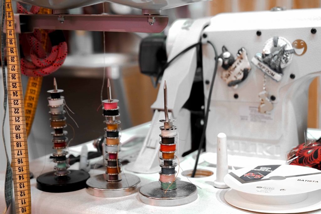 Máquina de coser en A Tola de mi Gitana